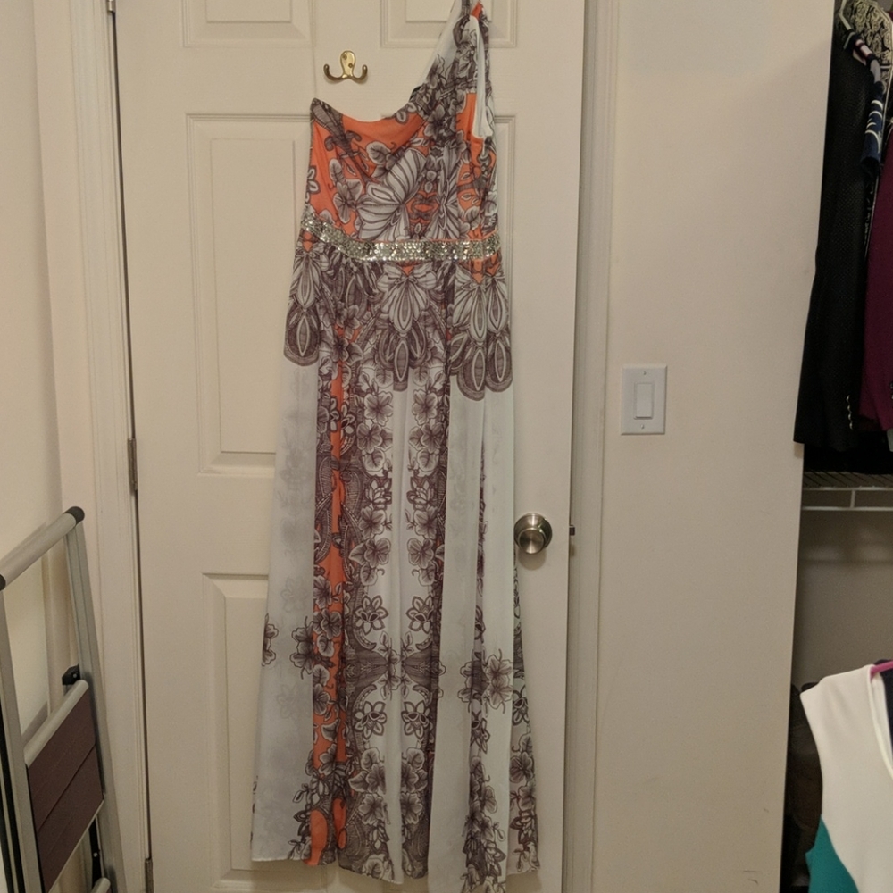 Nine West Floor Length Evening Gown